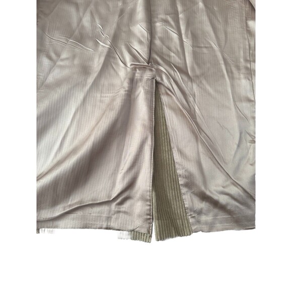 VINTAGE Lands End Mens 40L Tan Corduroy Blazer Sport Coat Jacket Elbow Patches - Picture 8 of 12